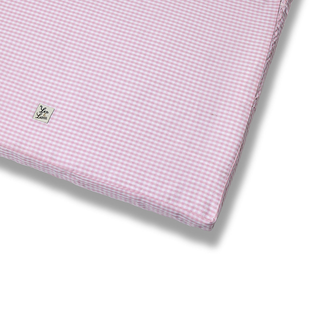 Pink Vichy removable mattress