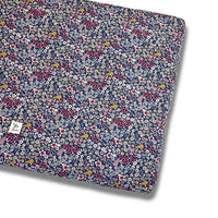 Materassino Sfoderabile Cotone Panama Lovely Flower Blu
