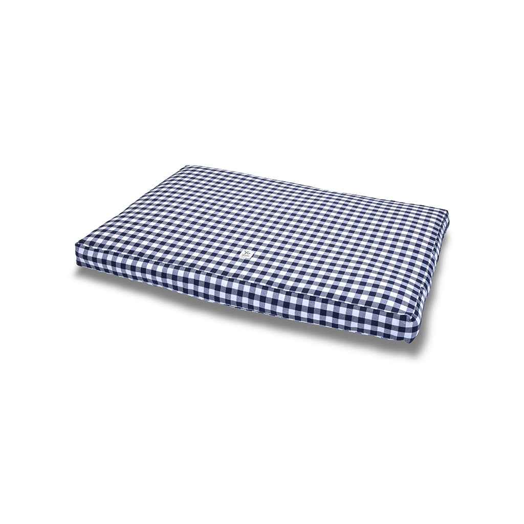 Materassino Sfoderabile Quadretto Navy