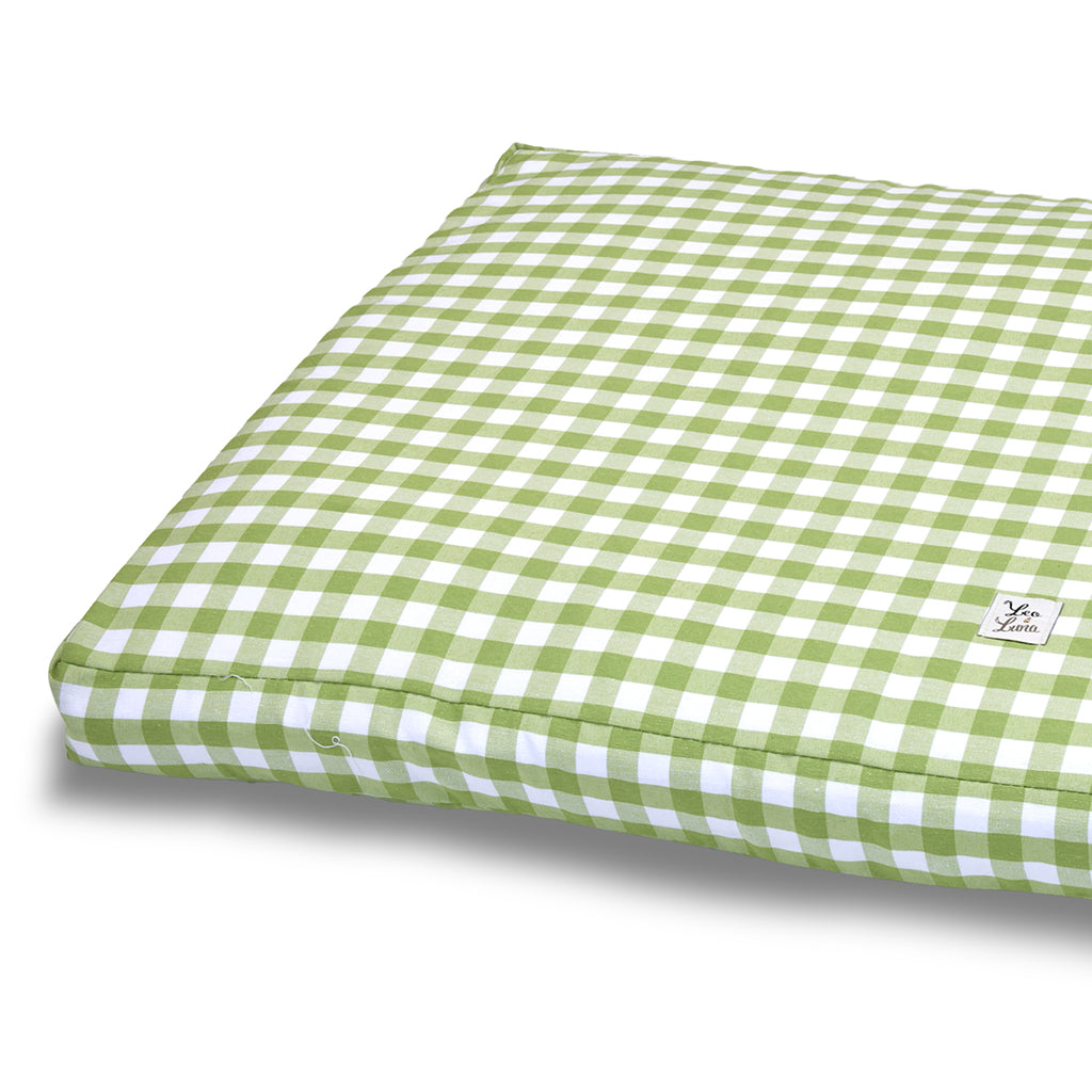 Cover Cotton Mattress Pistachio squares