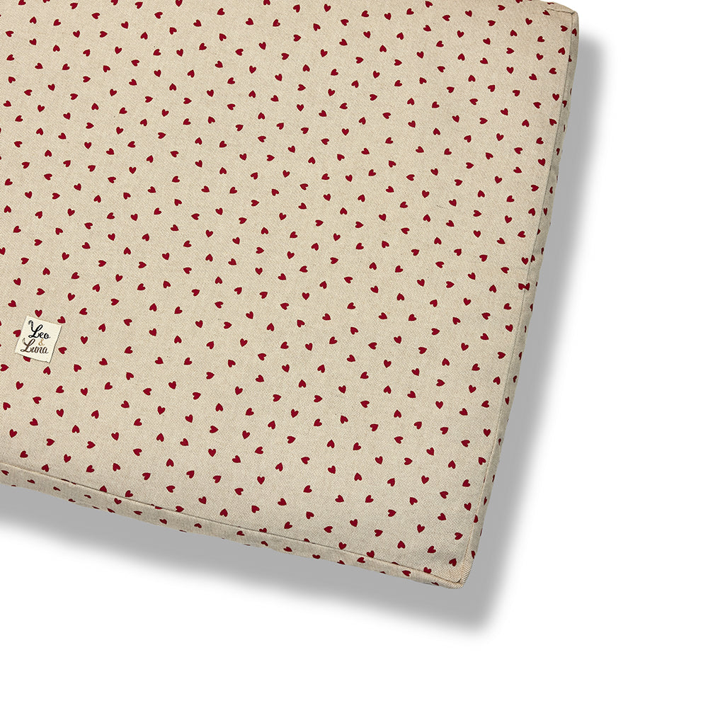 Coethum Cotton Panama Premium Cuoricini Rosso Cotton