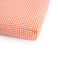 Materassino Sfoderabile Vichy Arancio