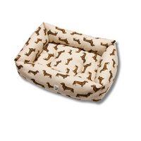 Panama dachshund cotton sofa