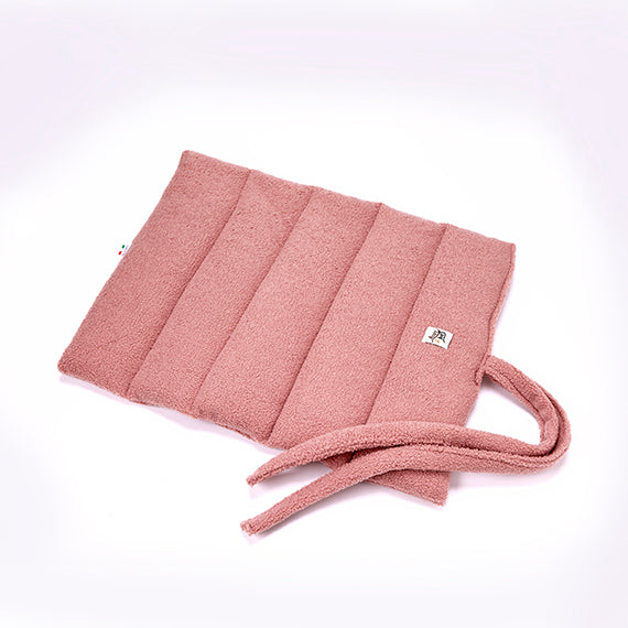 Quiltina Rololable Bouclé Teddy Rosa