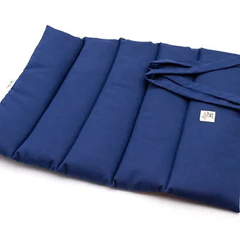 Siena navy cotton rolling quilt