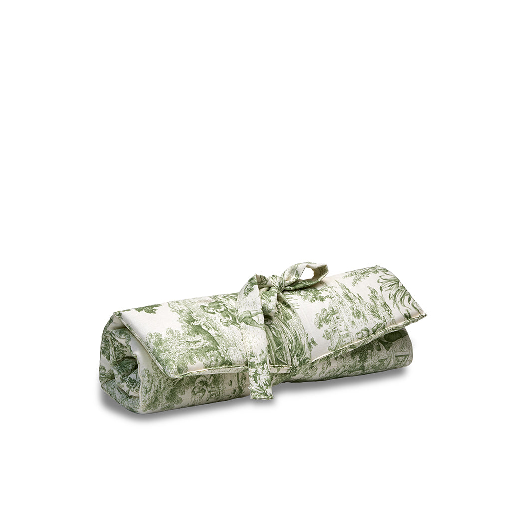 Quolitina rololable toile de jouy green sage