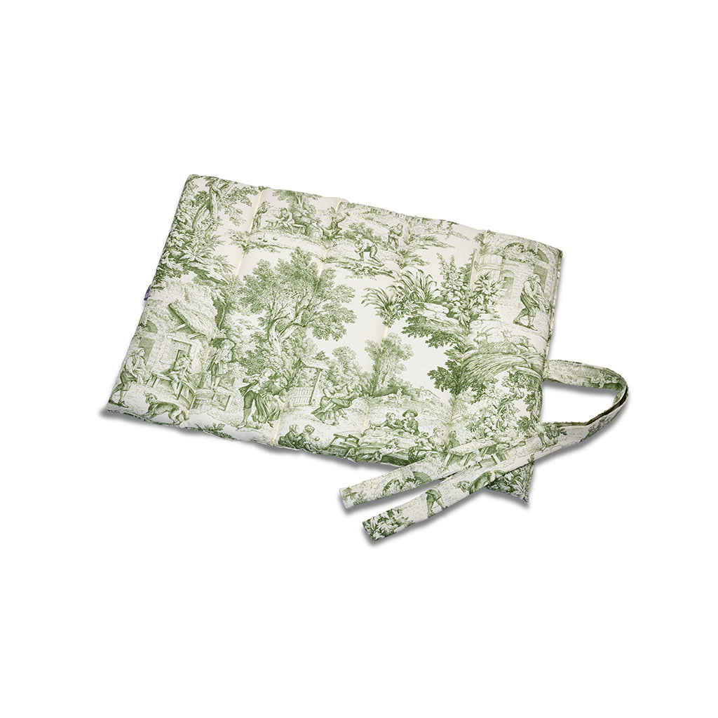 Quolitina rololable toile de jouy green sage