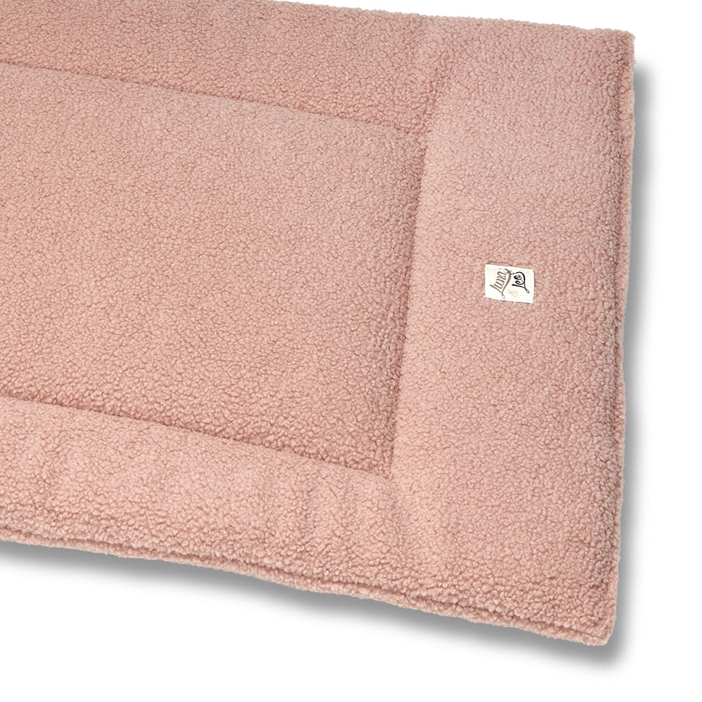 Trapuntina Quadro Bouclé Teddy Rosa