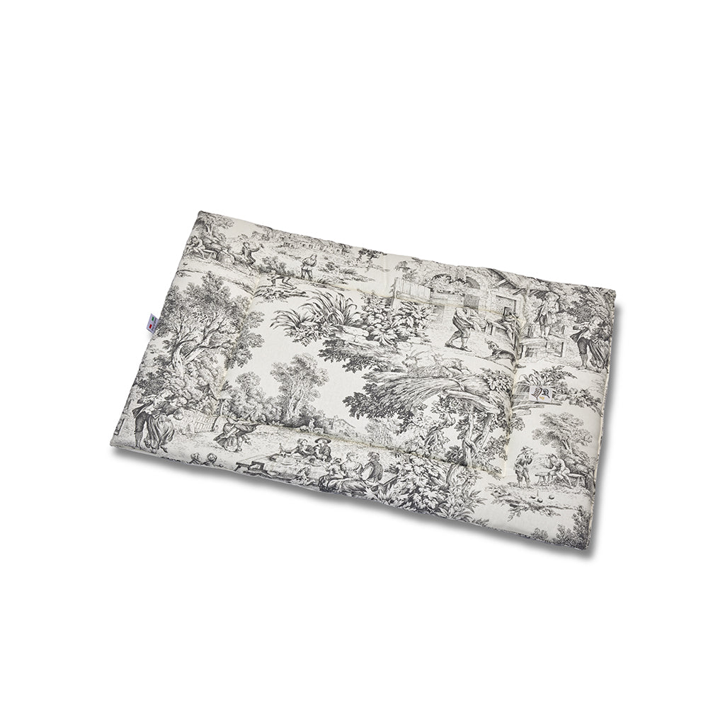 Picture quilt toile de joouy anthracite