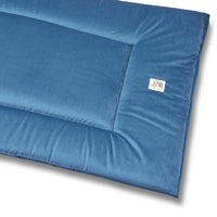 Trapuntina Quadro Velluto Ottanio