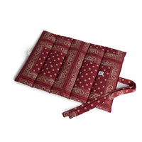 Trapuntina Arrotolabile Cotone Premium Bandana Bordeaux