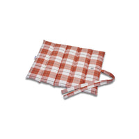 Red Scottish cotton rolling quilt