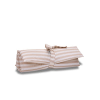 Trapuntina Arrotolabile Cotone Righe Larghe Beige
