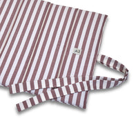 Quiline rolling cotton width bordeaux striped lines
