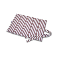 Quiline rolling cotton width bordeaux striped lines