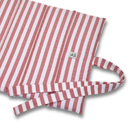 Quiline rolling cotton large red stripes