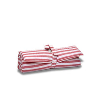 Quiline rolling cotton large red stripes