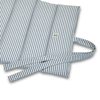 Trapuntina Arrotolabile Cotone Righe Strette Blu