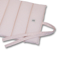 Trapuntina Arrotolabile Cotone Righe Strette Rosa
