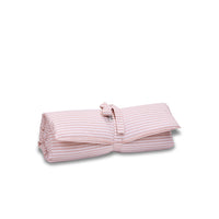 Trapuntina Arrotolabile Cotone Righe Strette Rosa