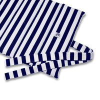 Trapuntina Arrotolabile Cotone Premium Righe Larghe Navy