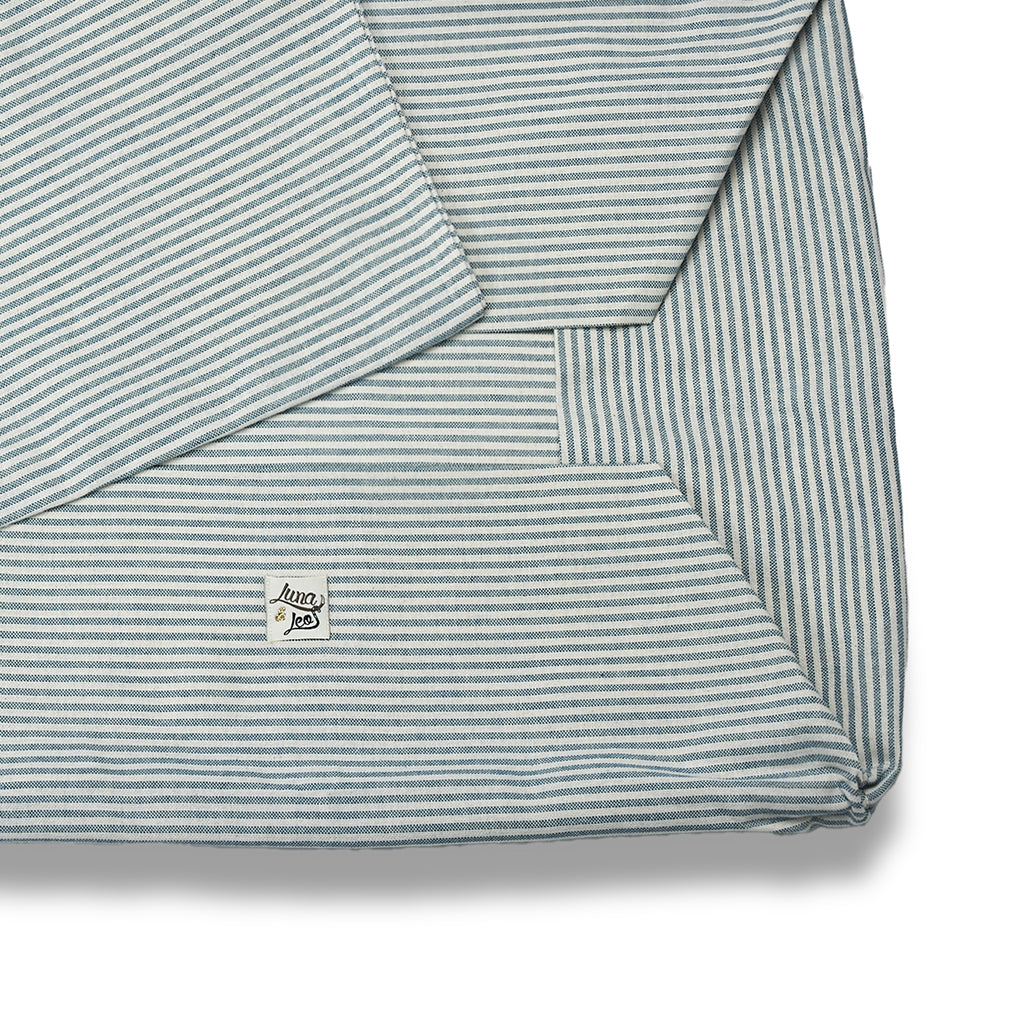 Cover Cotton Strette Azzurro Righe