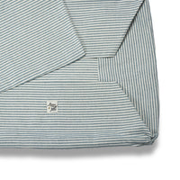 Cover Cotone Righe Strette Azzurro