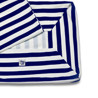 Cover Cotton Sofa Premium Large navy lines
