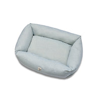 Divanetto Cotone Righe Azzurre
