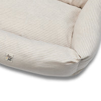 Divanetto Cotone Righe Grigio
