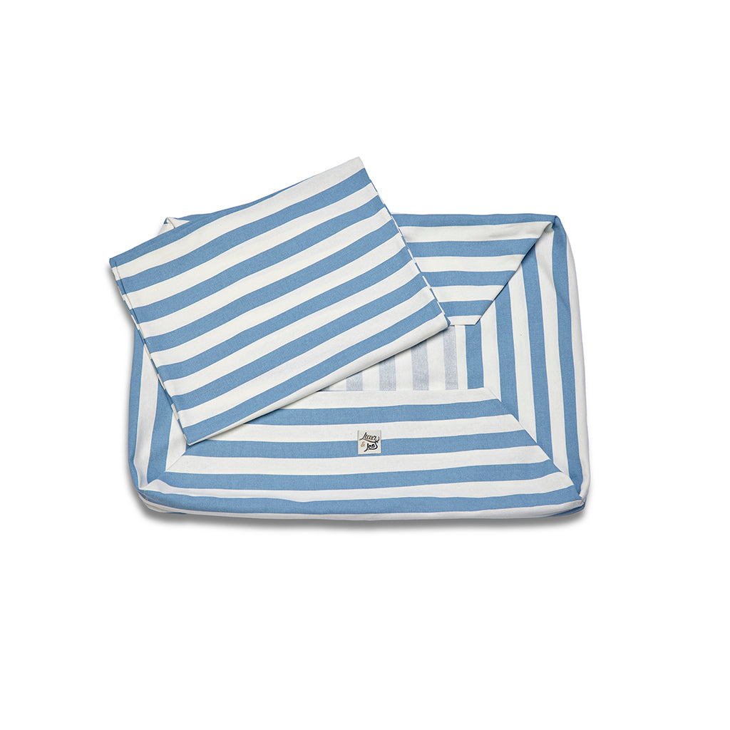 Cover Cotton Sofa Premium Large Blue Lines