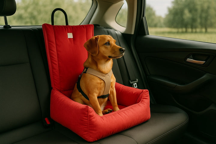 Viaggiare sicuri e comodi: il seggiolino auto per cani Leo&Luna