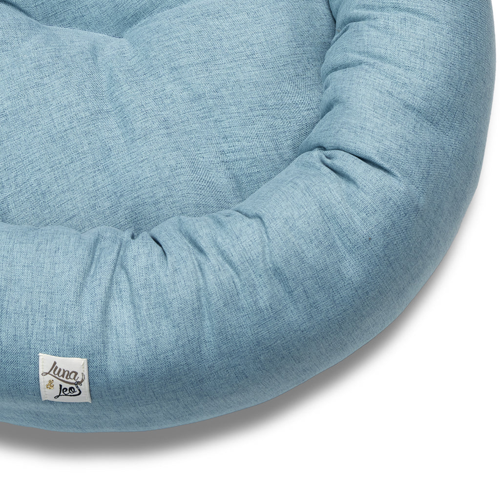 Round Kennel Mattias Light Blue (Soft Touch)