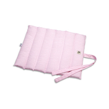 Pink Vichy Roll Up Quilt