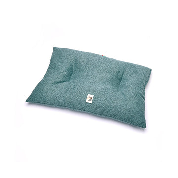 Rectangular Light Blue Velvet Cushion