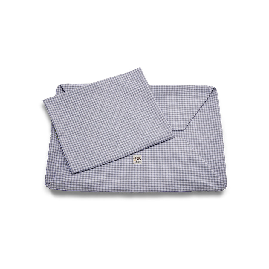 Cover Cotone Vichy Grigio