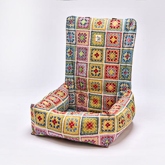 Crochet Squares Granny Car Seat