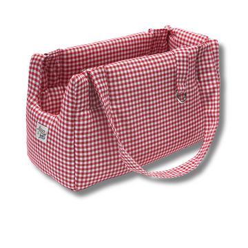 Red Vichy Cotton Carrier