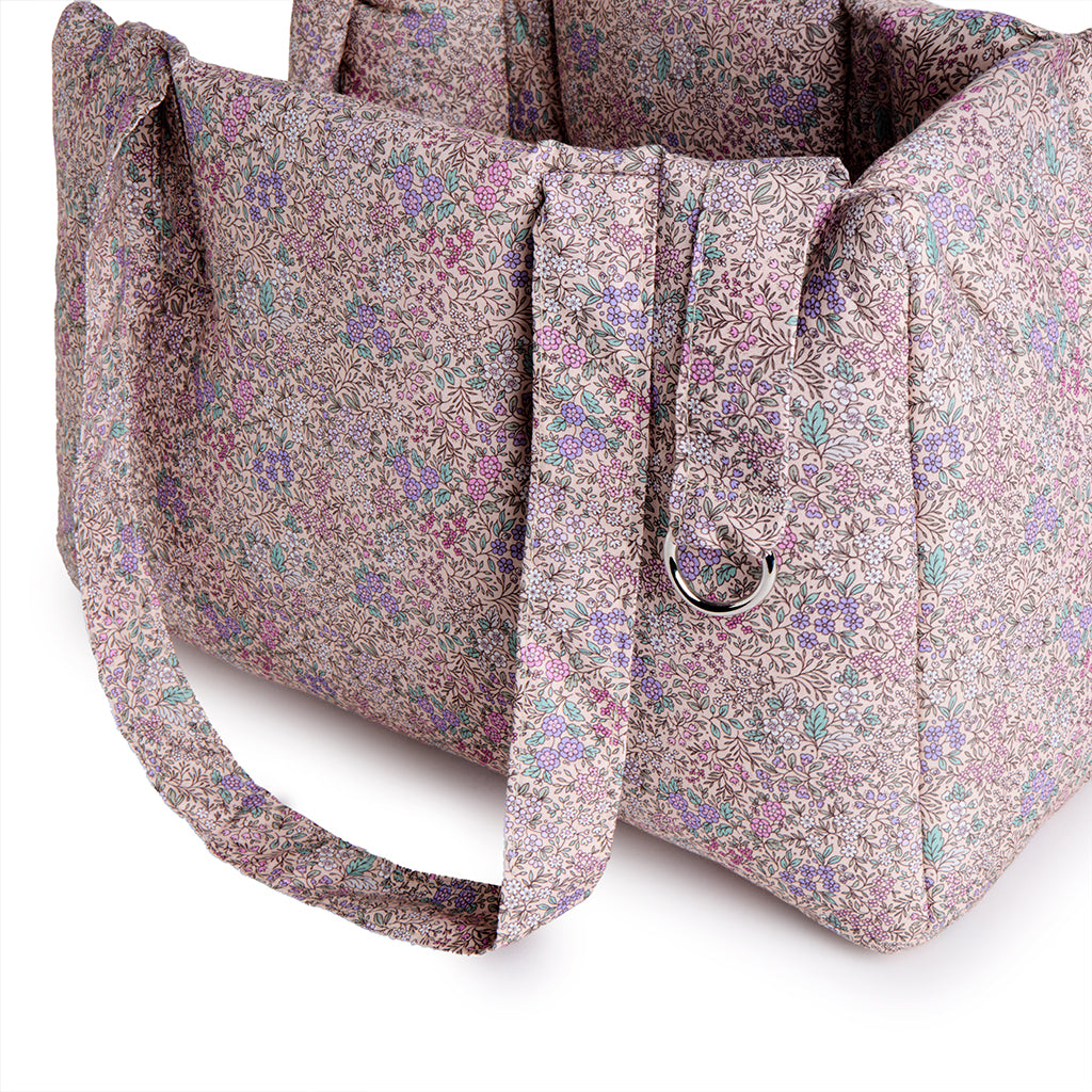 Borsa Cotone Liberty Rosa Peonia