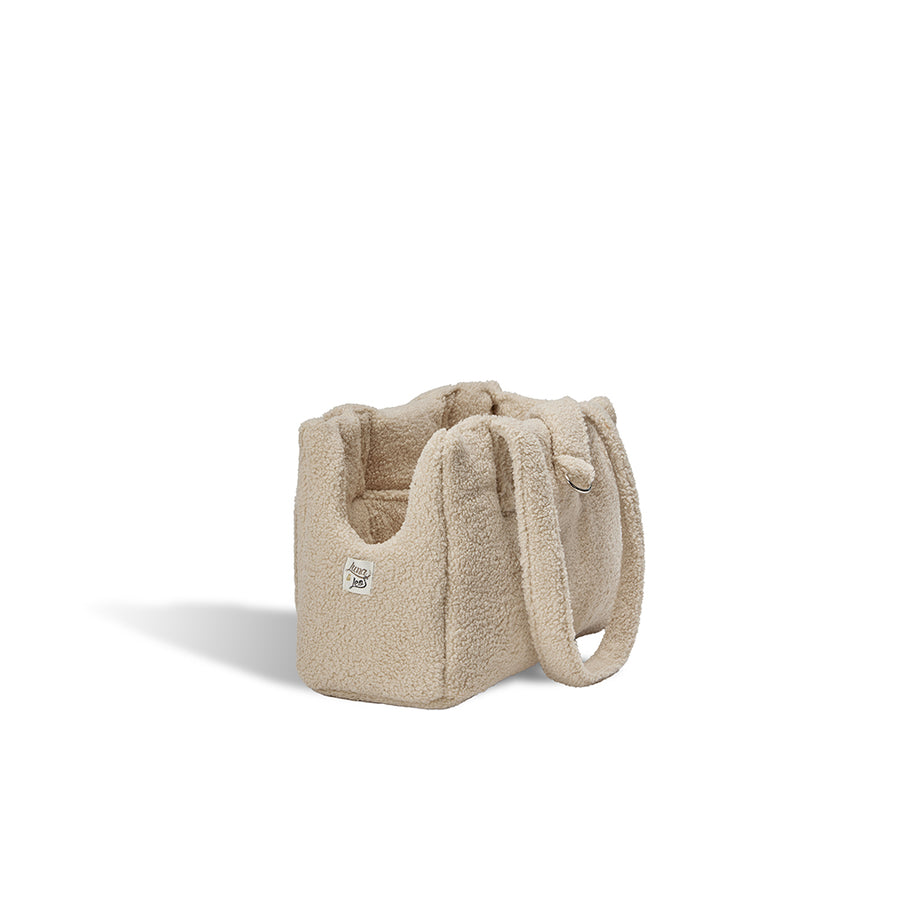 Borsa Bouclé Teddy Panna