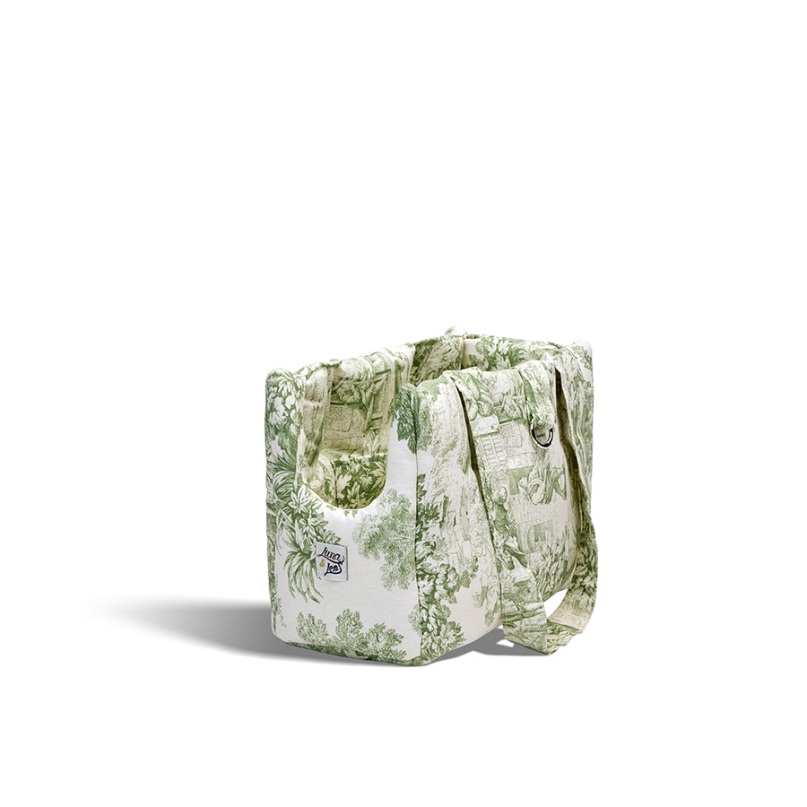 Borsa Toile de Jouy Verde Salvia