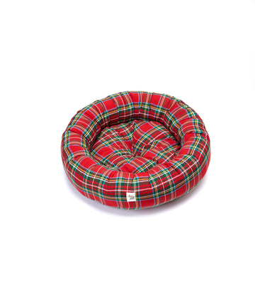 Round Red Scottish Cotton Kennel