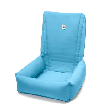 Turquoise Siena Cotton Car Seat