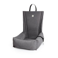 Seggiolino Auto Velluto a Coste Grigio