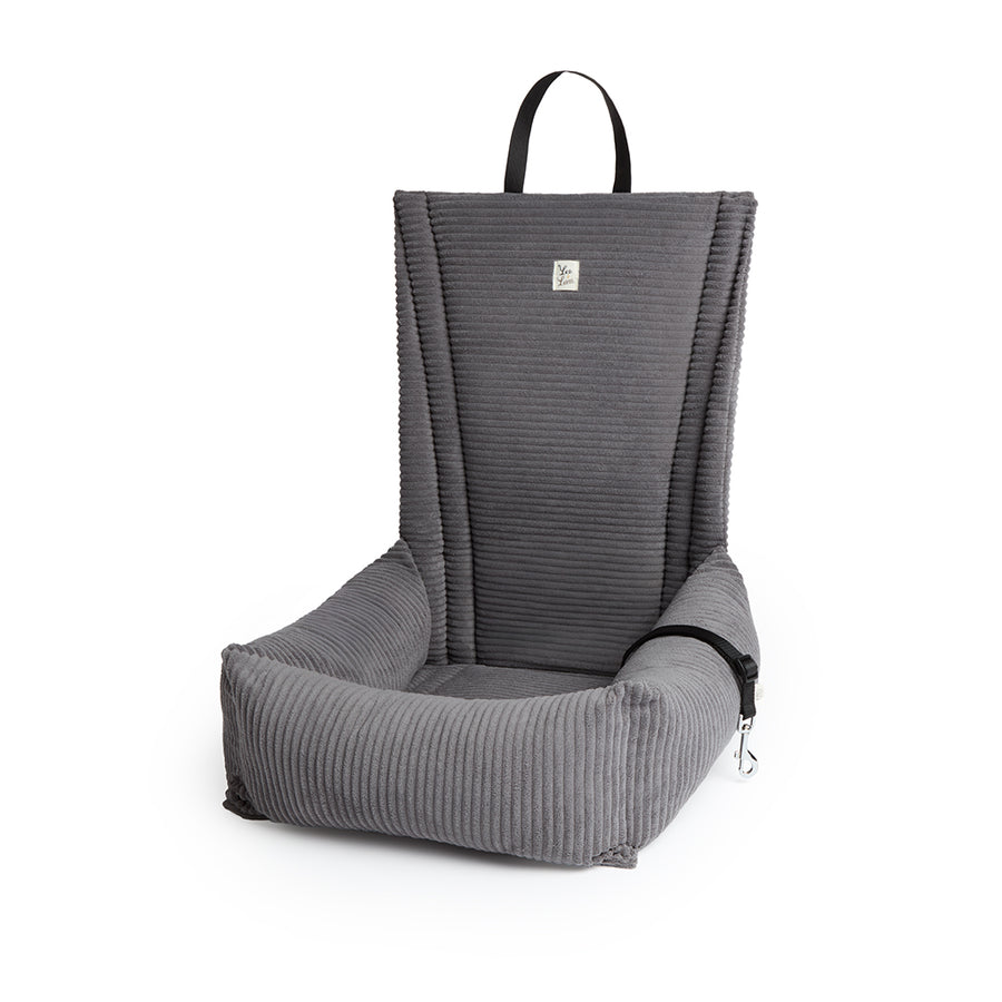 Seggiolino Auto Velluto a Coste Grigio