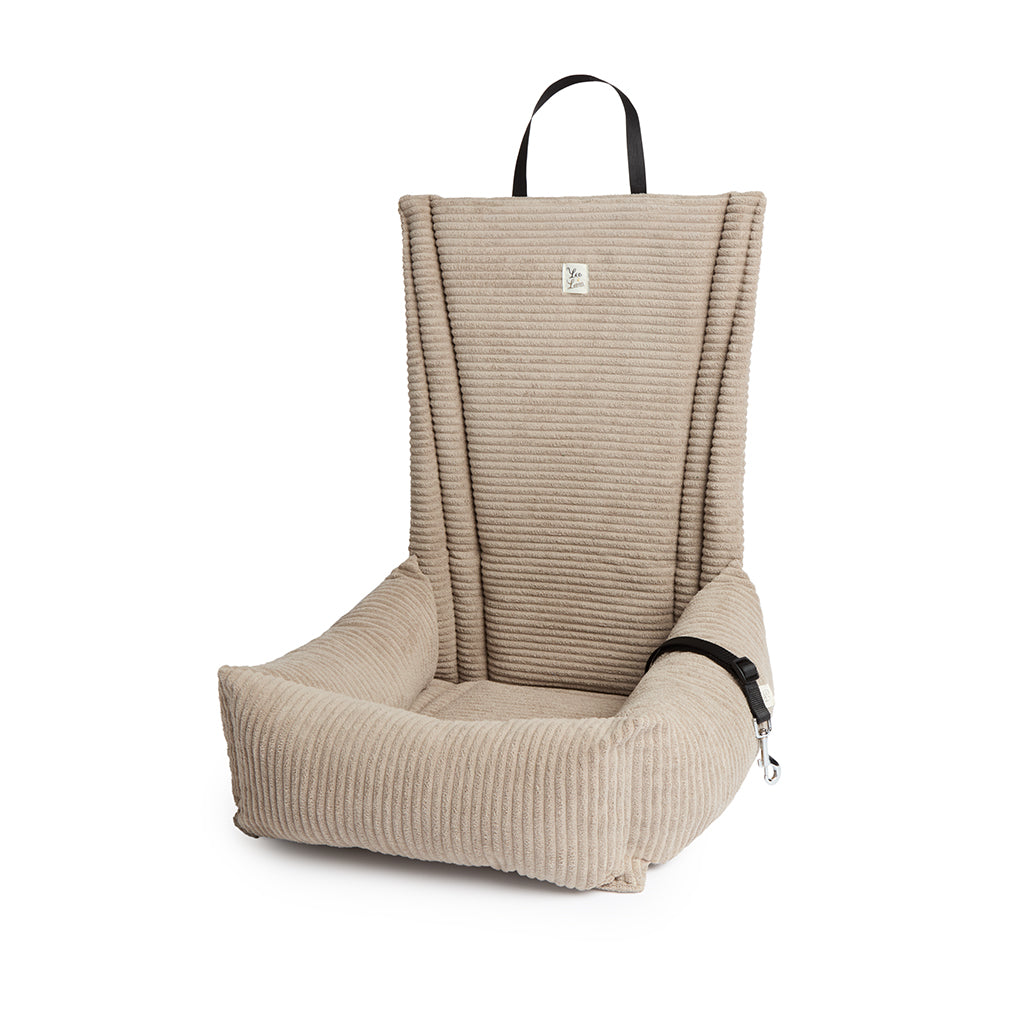 Car seat velvet with brown coast