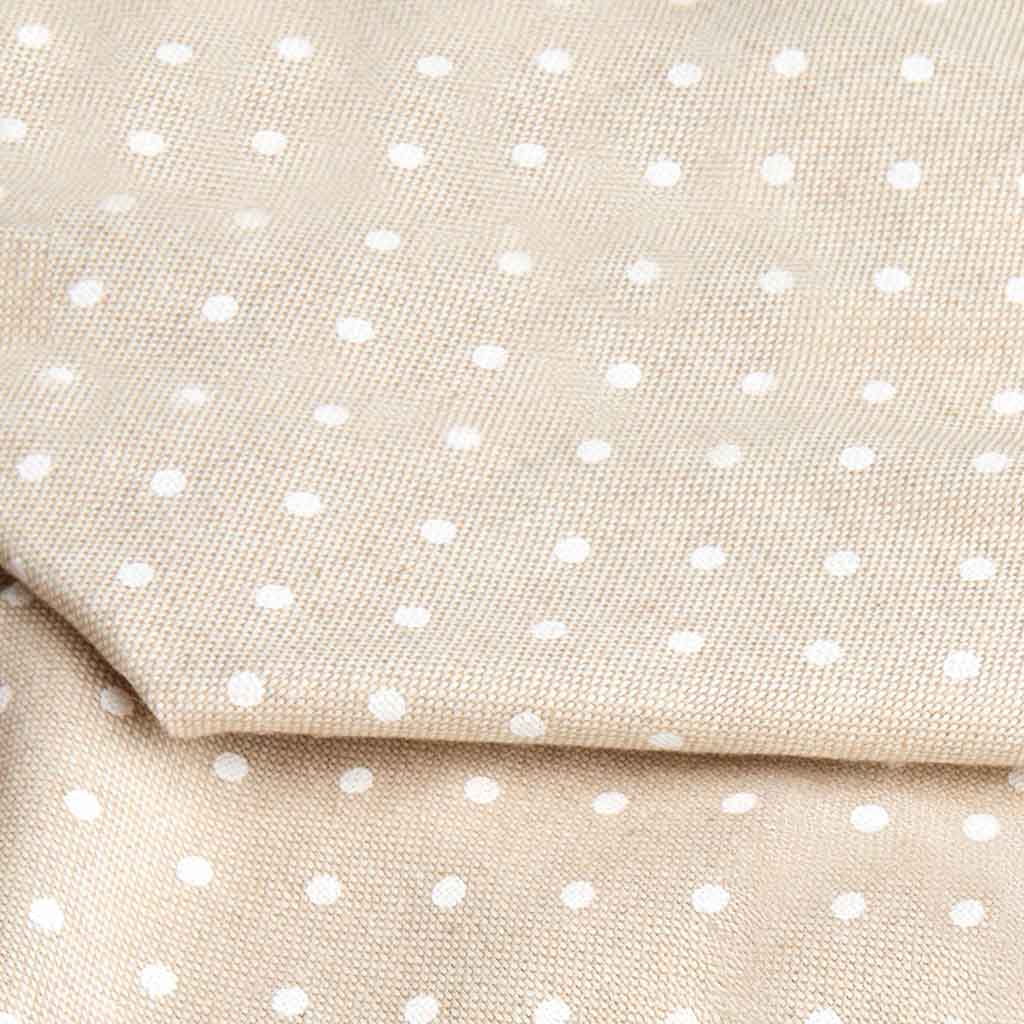 Panama Little Love Heart White Cotton Cover