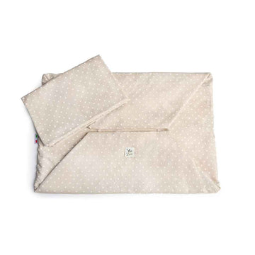 Panama Little Love Heart White Cotton Cover