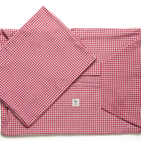 Cover Cotone Vichy Rosso