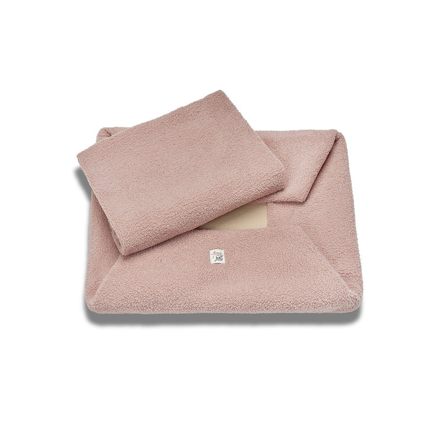 Cover Boucle Teddy Rosa